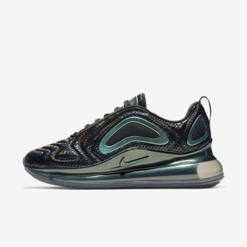 Nike Air Max 720 - Női Utcai Cipő - Fekete/Sötét Szürke/Fukszia